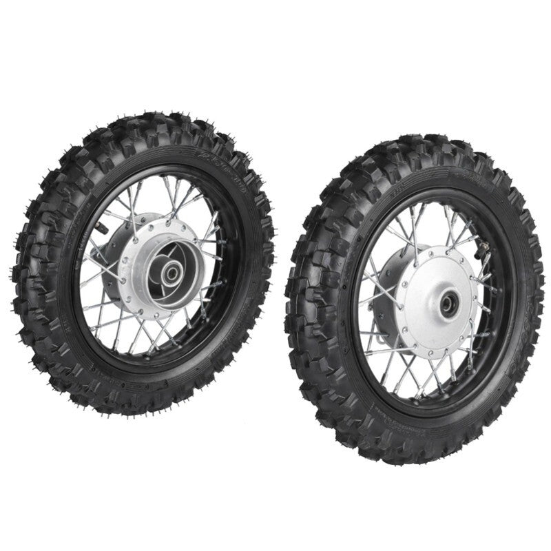 2.50-10 inch Front Rear Drum Brake Wheel Tyre Rim 2.5-10 Dirt Bike CRF50 TTR50