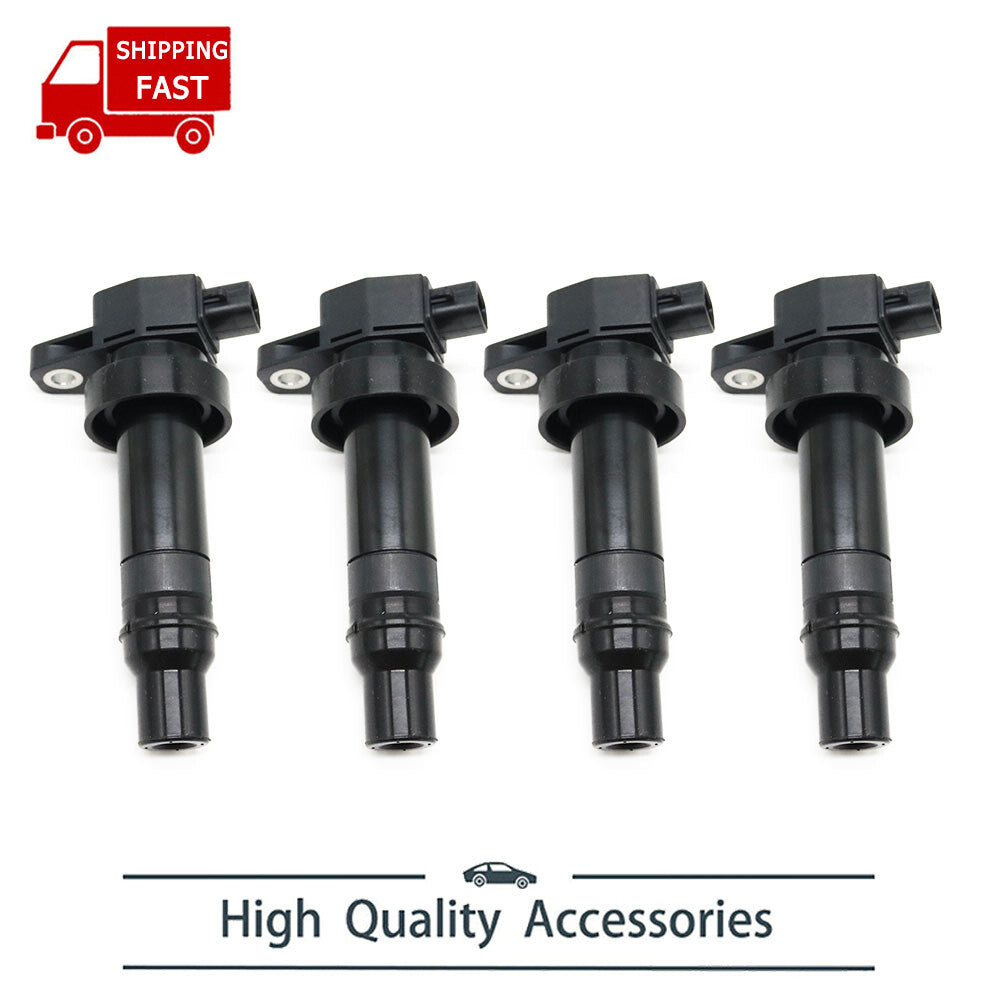 4PCS Ignition Coil Pack Set for Hyundai for Kia Soul L4 1.6L UF636 2010-2011 New
