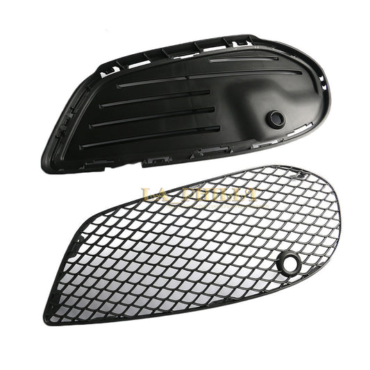 Set Right Bumper Grille Insert Face Bar Cover for Mercedes W205 C-Class 2015-16