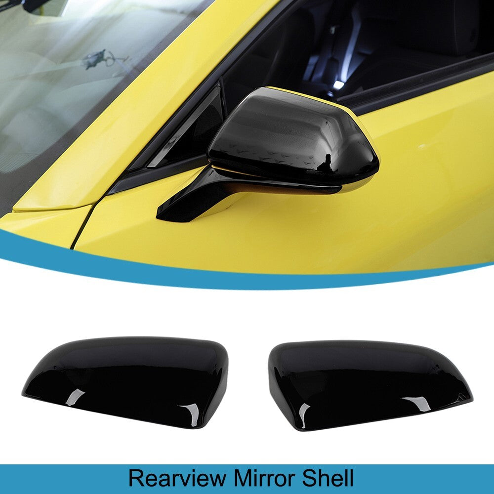 2PCS Rearview Mirror Shell Cover Trim for Chevrolet Camaro 2017-2023 Mirror Caps