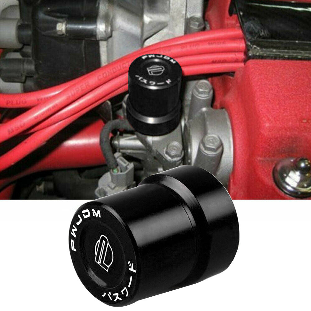 JDM Solenoid Value Black Protective Cover Cap Fit for Honda B D H Series VTEC En