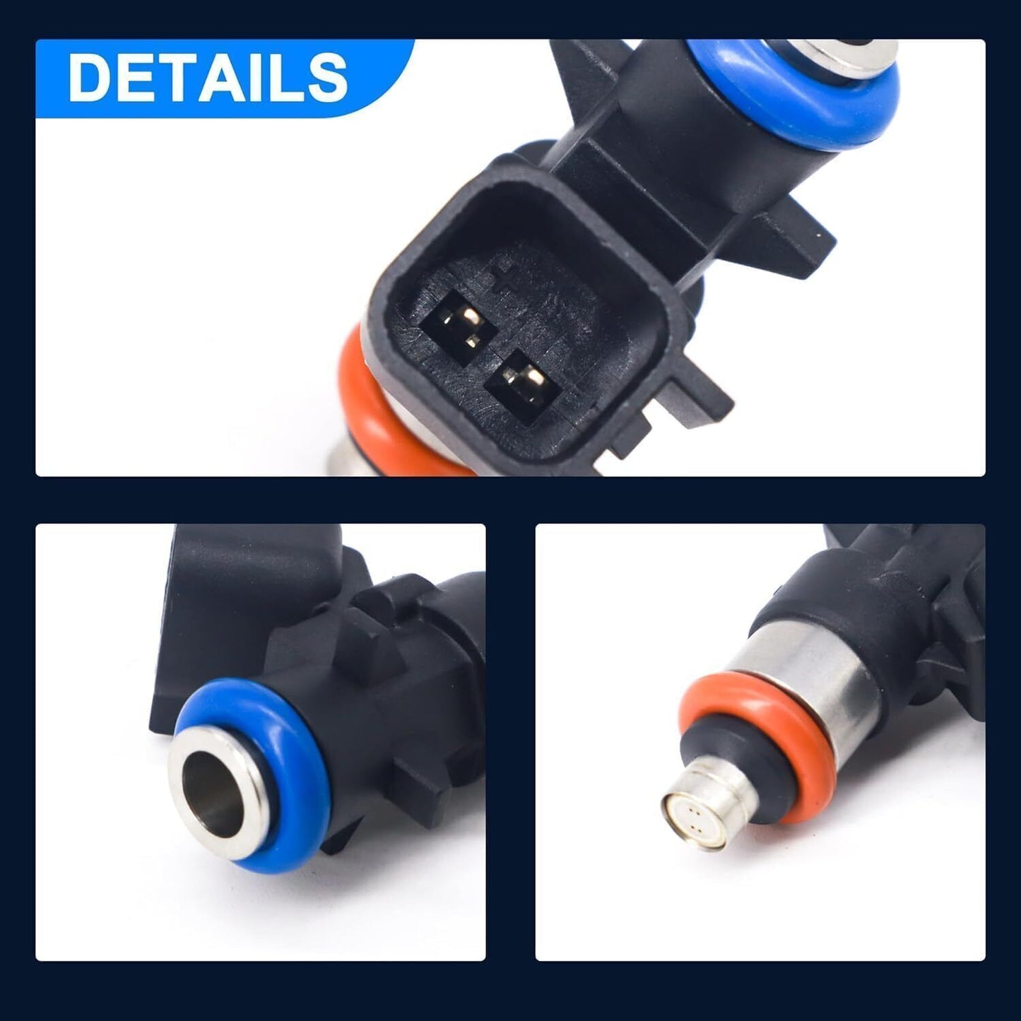 6X Fuel Injector for Chrysler for Dodge for Ram for Jeep 2011-2017 3.6L 5184085AC/0280158233