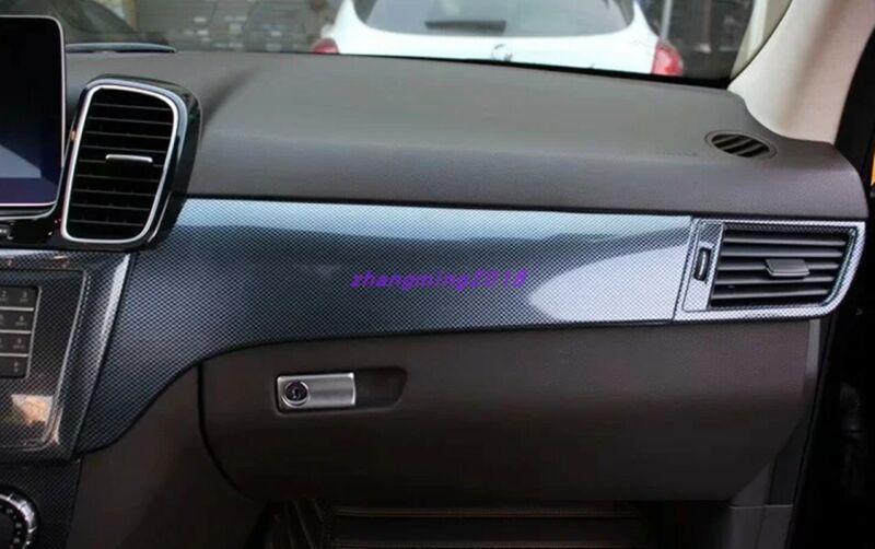 13-Piece Carbon Fiber Style Interior Trim Kit for Mercedes-Benz GLE 2015-2019