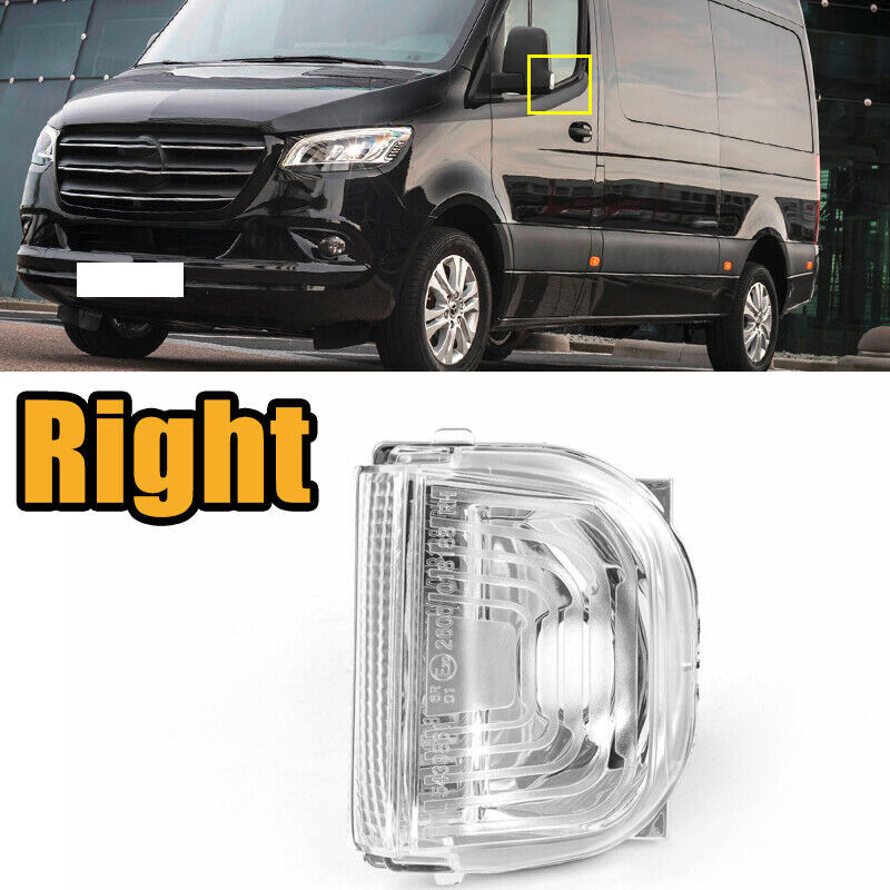 2019-2020 Right for Mercedes Sprinter Rearview Mirror Lamp Turn Signal Lamp