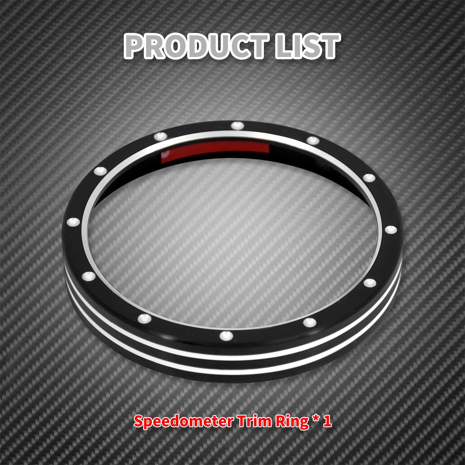 Dots Gauge Speedometer Trim Bezel Fit for Harley Sporster 883 1200 Dyna Breakout