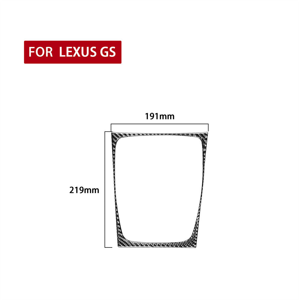 Carbon Fiber AC Air Conditioning Panel Trim For Luxus GS 2006-11 Car Accessories