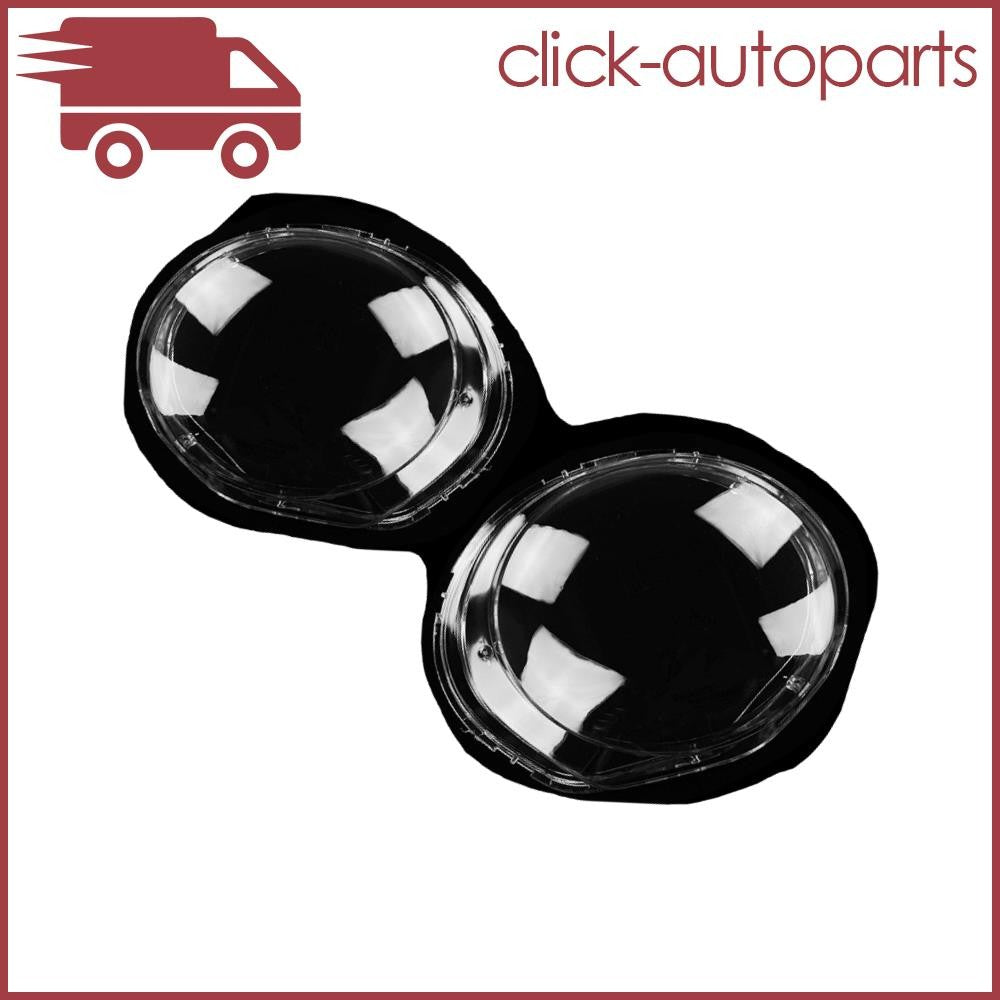 Set of 2 For ESQ 2014 Headlight Lens Clear Cover without Sealant Glue Replace