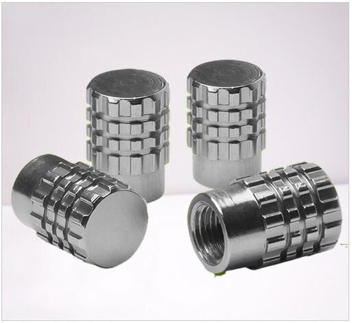 4-piece silver RT046 car tire valve cover rod cover valve dust cover suitable for Mercedes-Benz