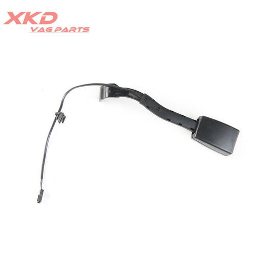 The black front buckle of the seatbelt catches the for Volkswagen for Passat B6 3C0857756E