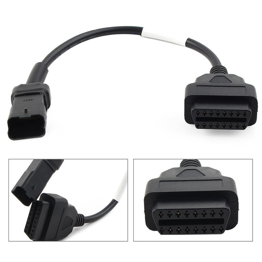 For Multistrada for Ducati 4Pin to OBD2 Diagnostic Tool Code Reader Adapter Cable