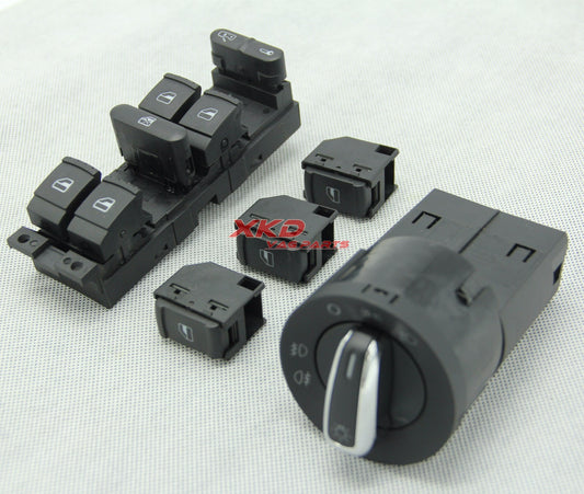 Headlight and window switch kit for Volkswagen for Golf , for Jetta MkIV for Passat