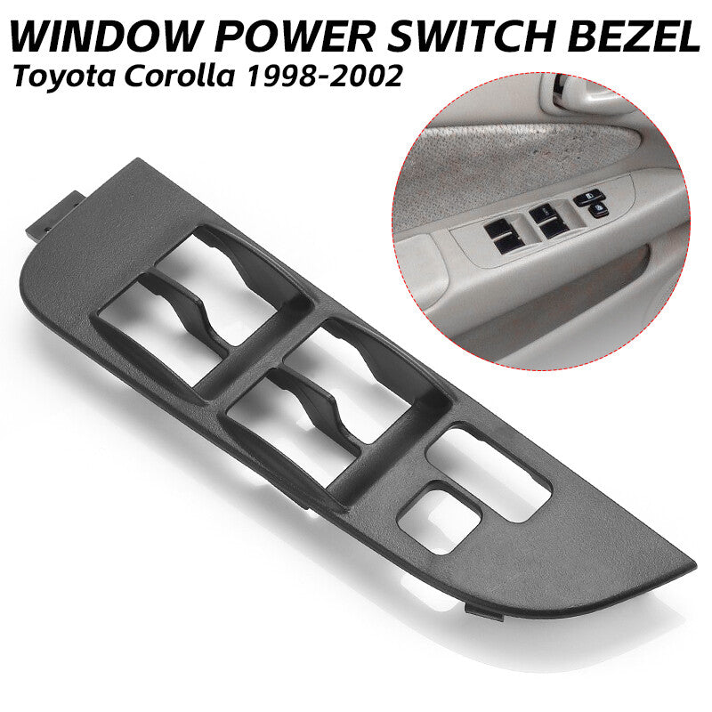 Driver Left Side Master Power Window Switch Bezel Trim For 98-02 for Toyota for Corolla