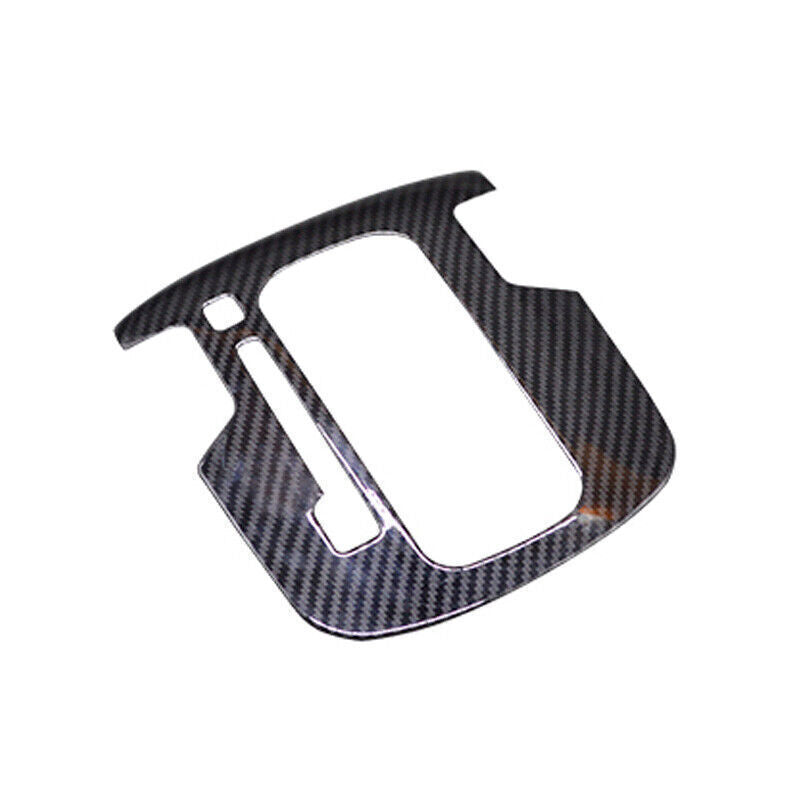 Middle Console Gear Shift Panel Cover Trim for Kia K3 17-18 Black Carbon Fiber