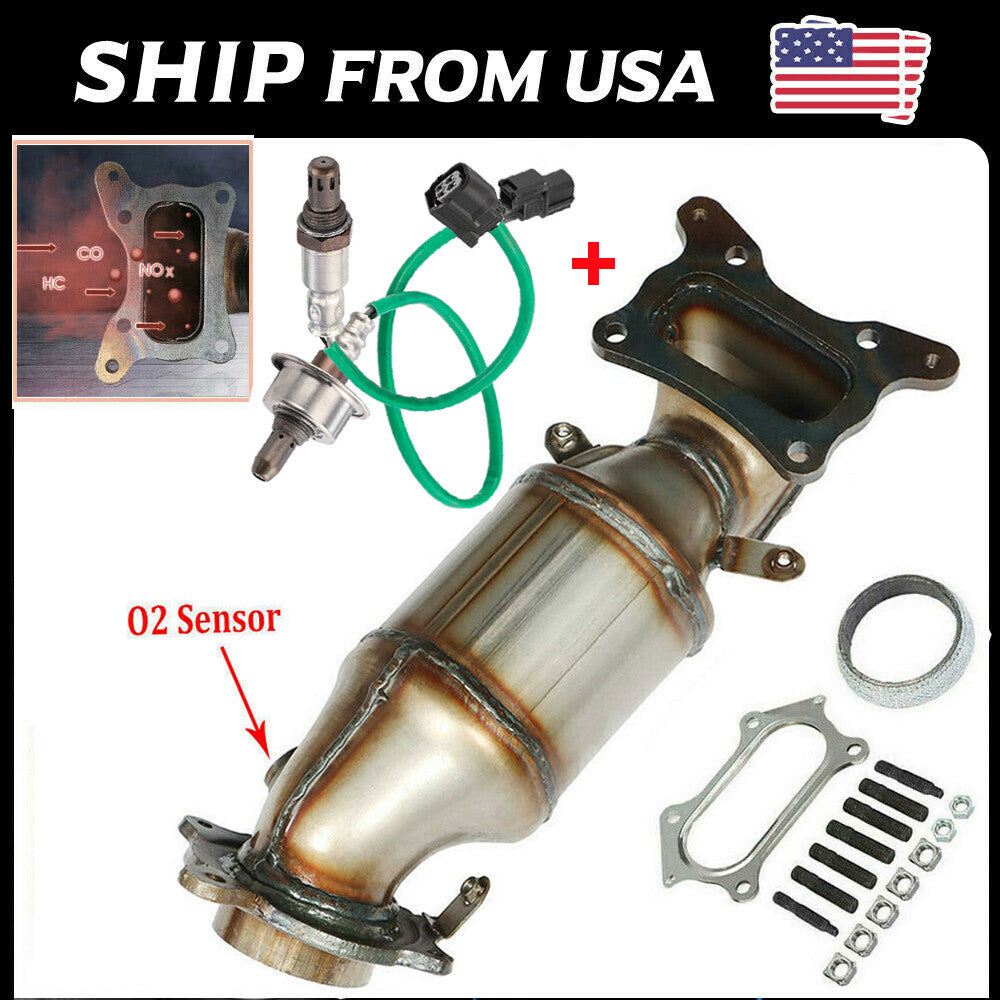Catalytic Converter w/ O2 Sensor Fit 2008 2009 2010 2011 2012 for Honda Accord 2.4L
