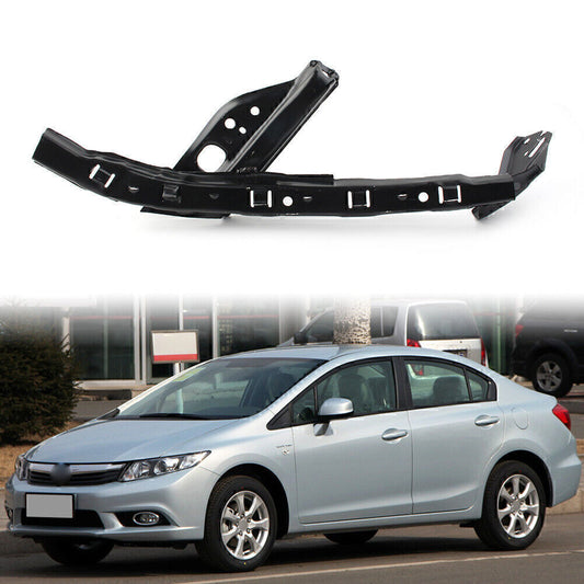 Headlight Bumper Bracket Front Left Beam Mount Support Fit for Civic Sedan 2012-15