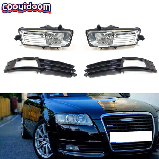 Suitable for 2009-11 for Audi A6 C6 Quattro front bumper fog lights with grille package.