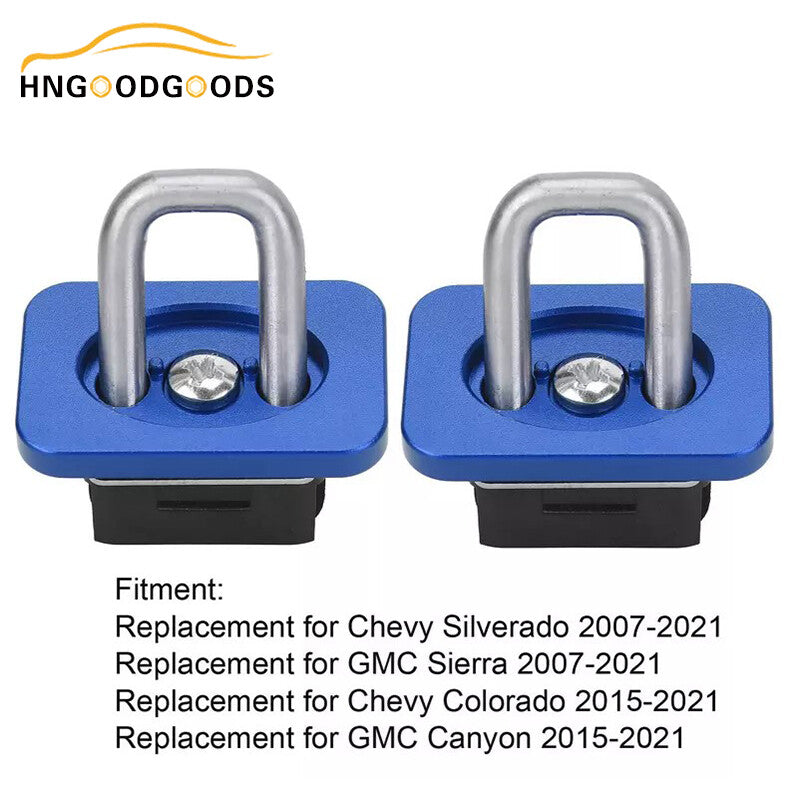2-piece inner bed retractable truck bed with cable tie anchor for Chevrolet Silverado for GMC for Sierra