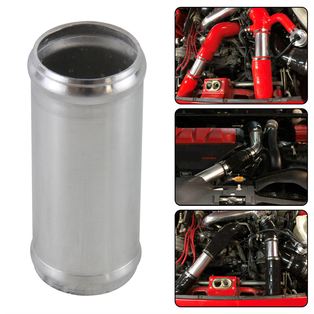 Aluminum Hose Adapter Tube Joiner Pipe Coupler Connector 32mm 1.26 Inch L=76mm