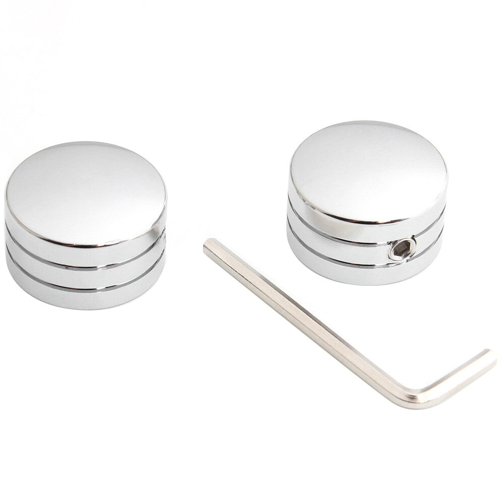 4x Chrome Head Bolt Cap Covers for Harley Sportster Twin Cam Big Twin 1340 Evo