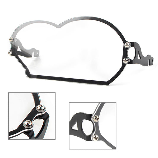 Front Headlight Transparent Cover Headlamp Guard Fit for BMW R1200 GS ABS 05-12