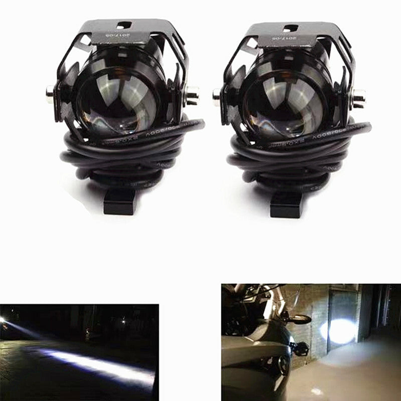 Motorcycle Head Light Lamp Switch Driving Spotlight High Low Beam Flash Led Lamp
