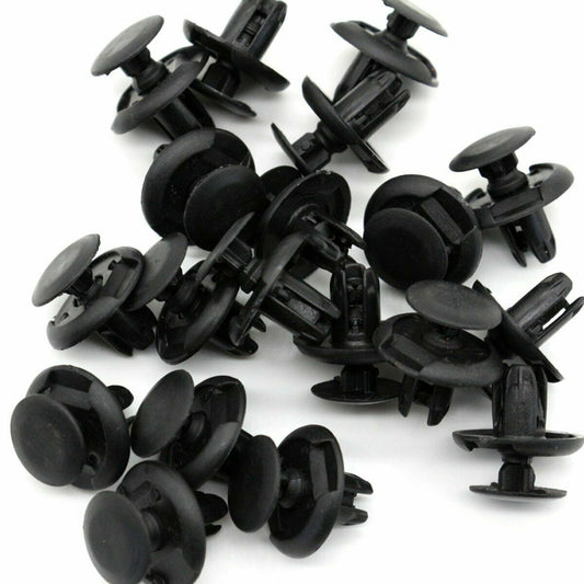 50PCS 8mm Push Type Car Trunk Clip Retainer Fastener for Honda for Acura 91512SX0003
