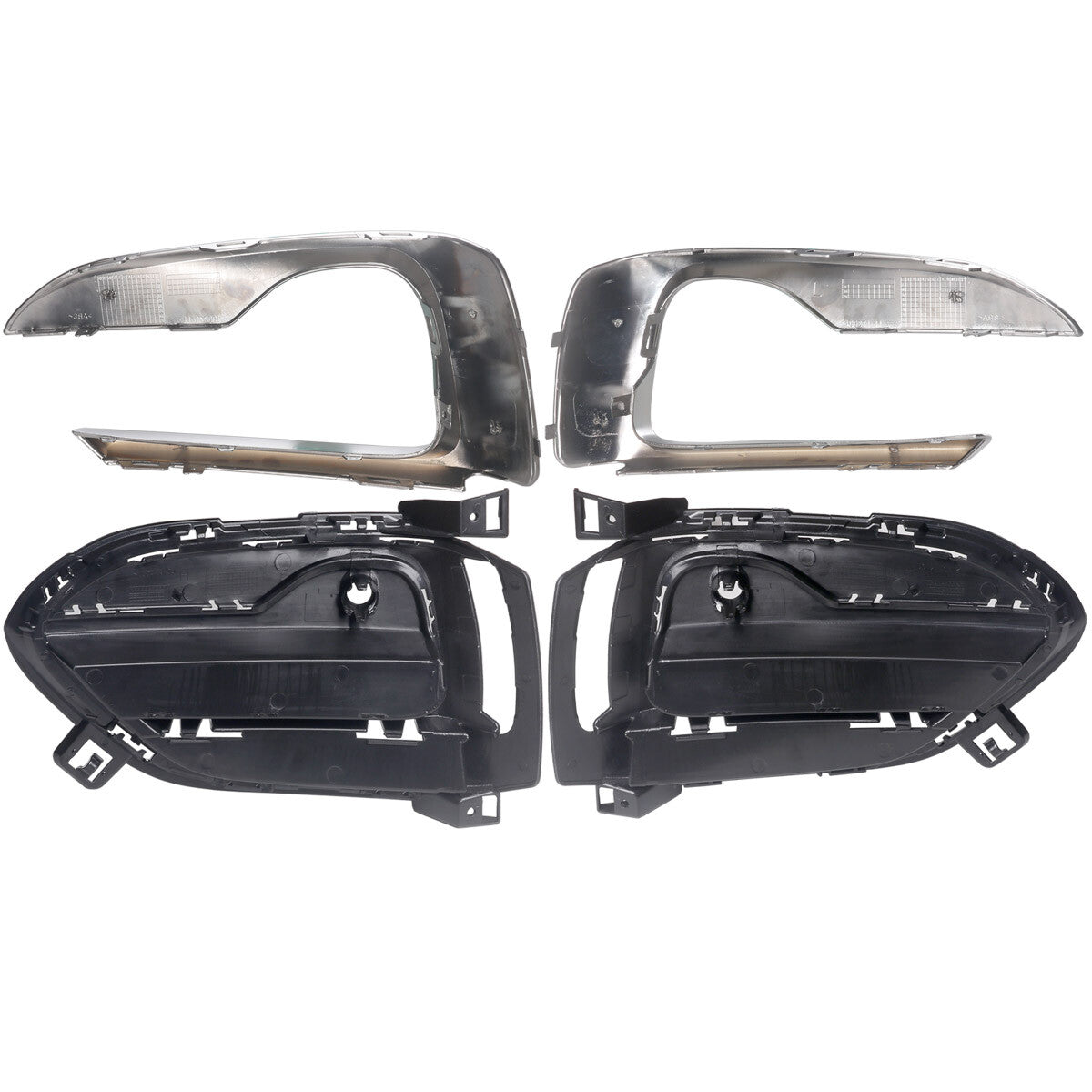 Set Front Bumper Left Right Outer Grille W/ Cover Trim Fit For 15-19 for BMW X6 F16