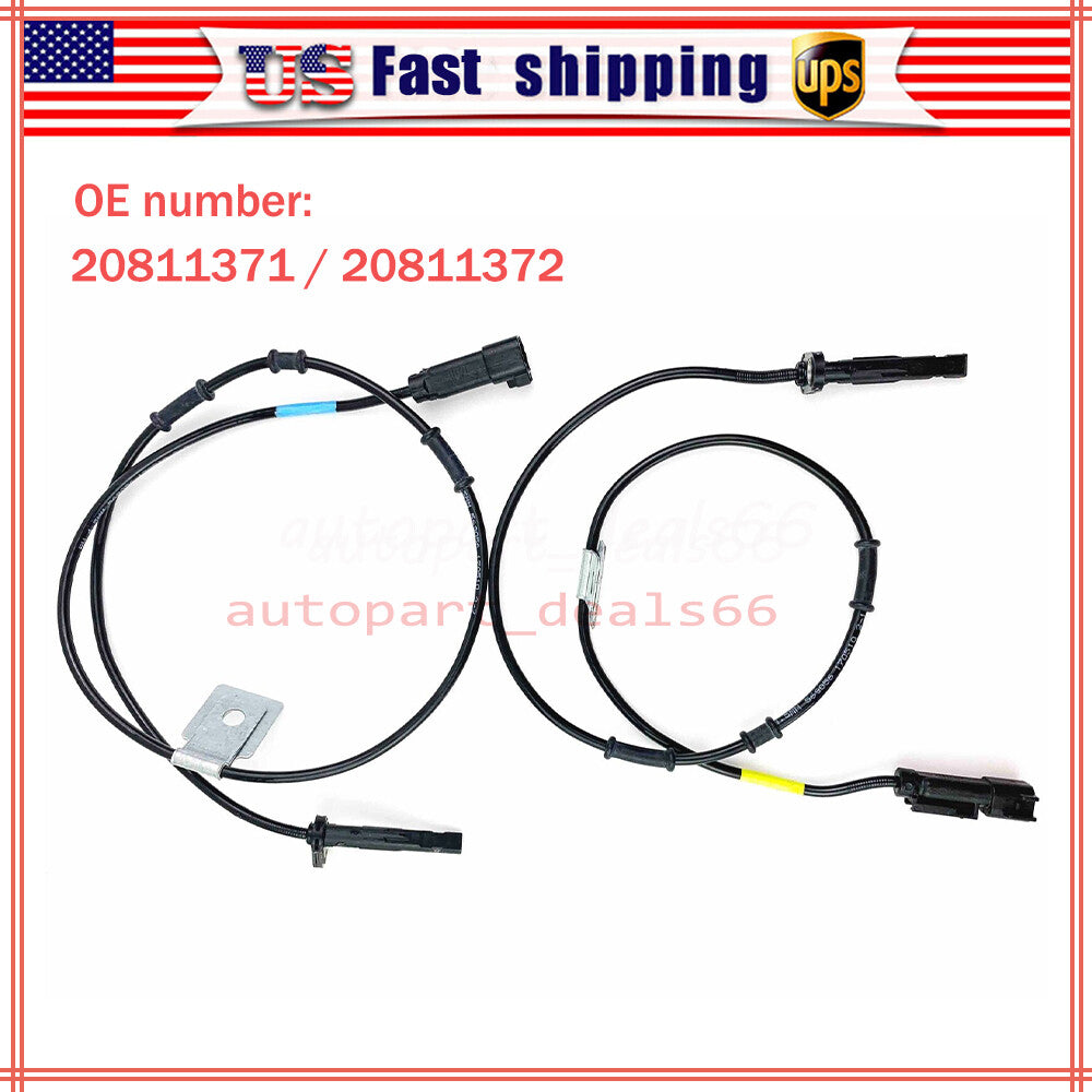 2Pcs Front Left Right ABS Wheel Speed Sensor for Chevrolet Terrain for GMC 2010-17