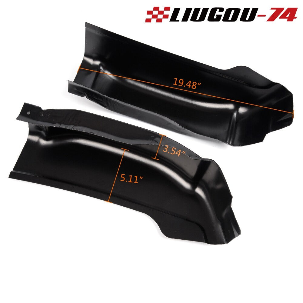 A pair of cab corners fit 1999-2007 for Chevrolet Silverado for GMC for Sierra Extended Cab