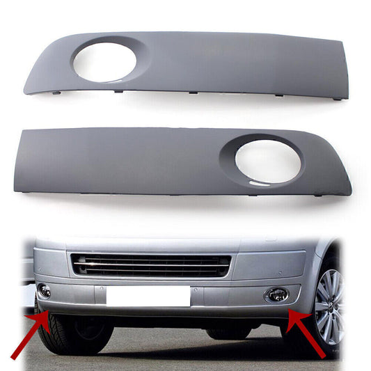 Fog Light Grille Set Paintable 7E5807489A Fit for VW TRANSPORTER MULTIVAN T5 2009-15