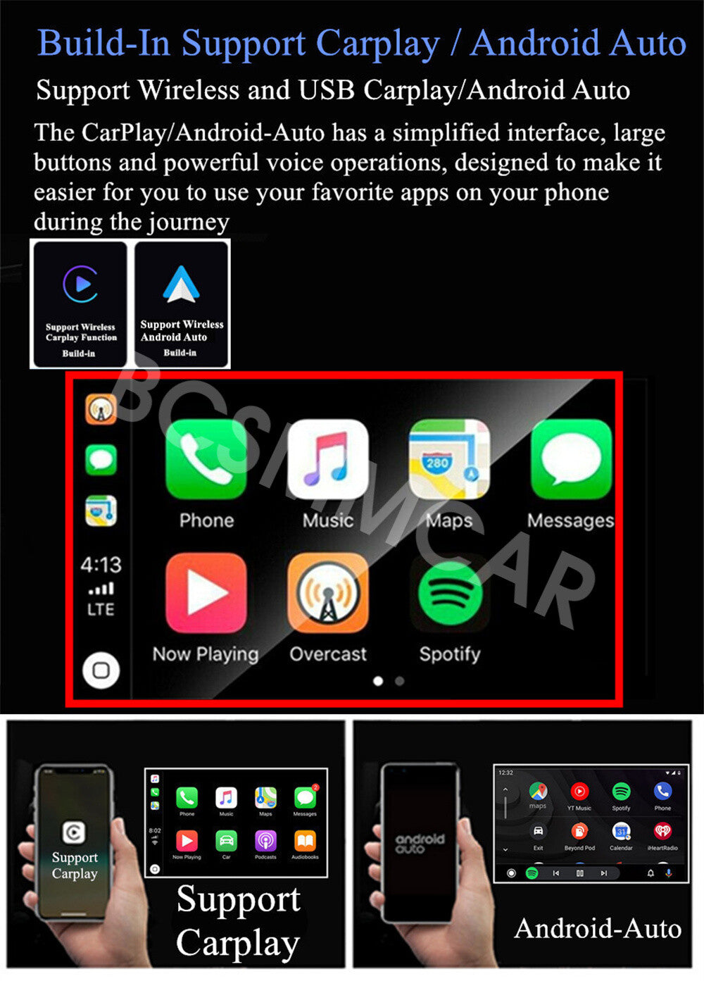 Fit For 2012-2016 for Subaru Brz / for Scion Frs for Toyota 86 Radio Stereo Android Player