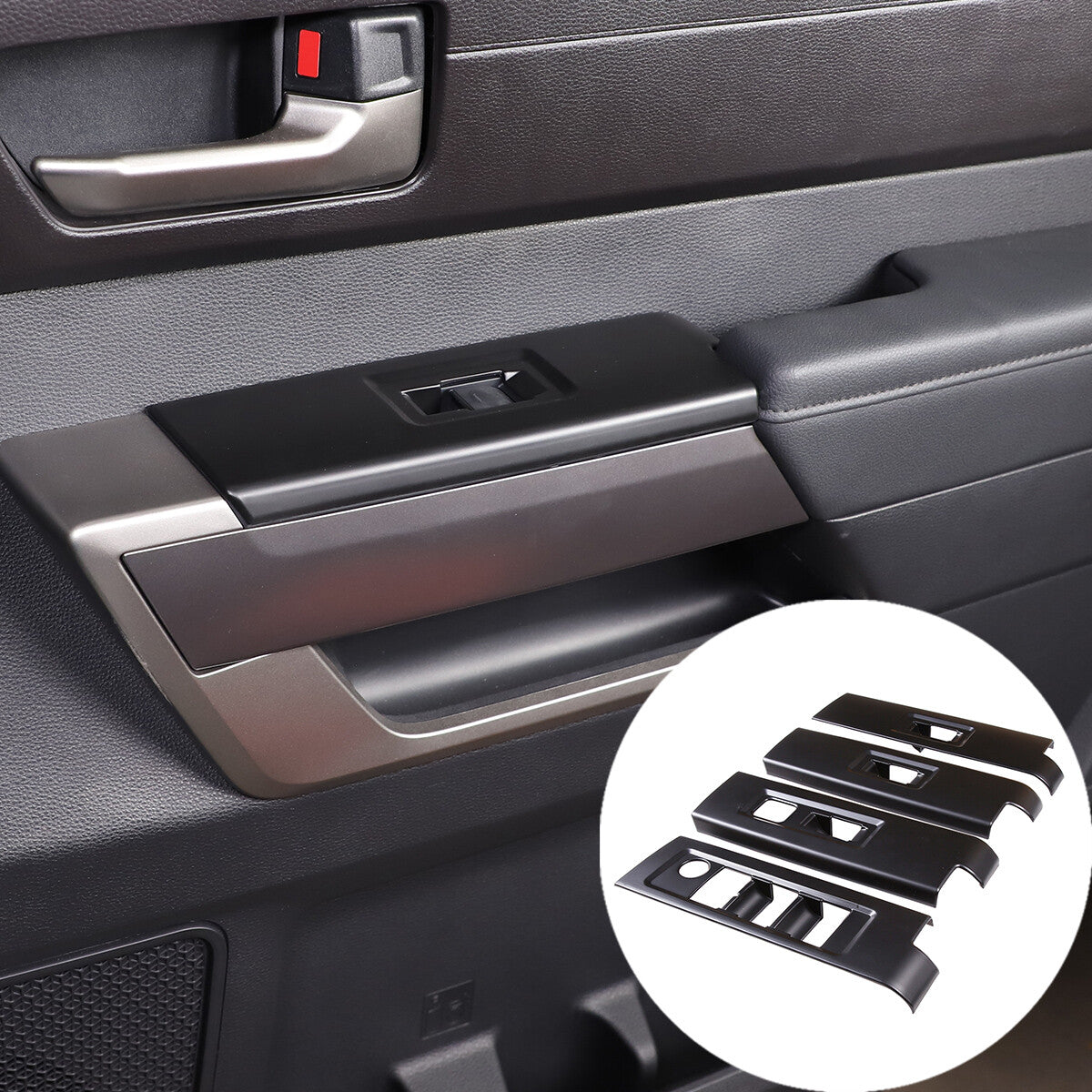2-Piece Dark Blue Dashboard Trim Frame for Toyota Tacoma 2016-2020