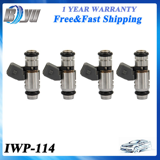Set of 4 New Fuel Injectors IWP-114 for VW for Golf Parati Saveiro GIII for Santana 1.8L
