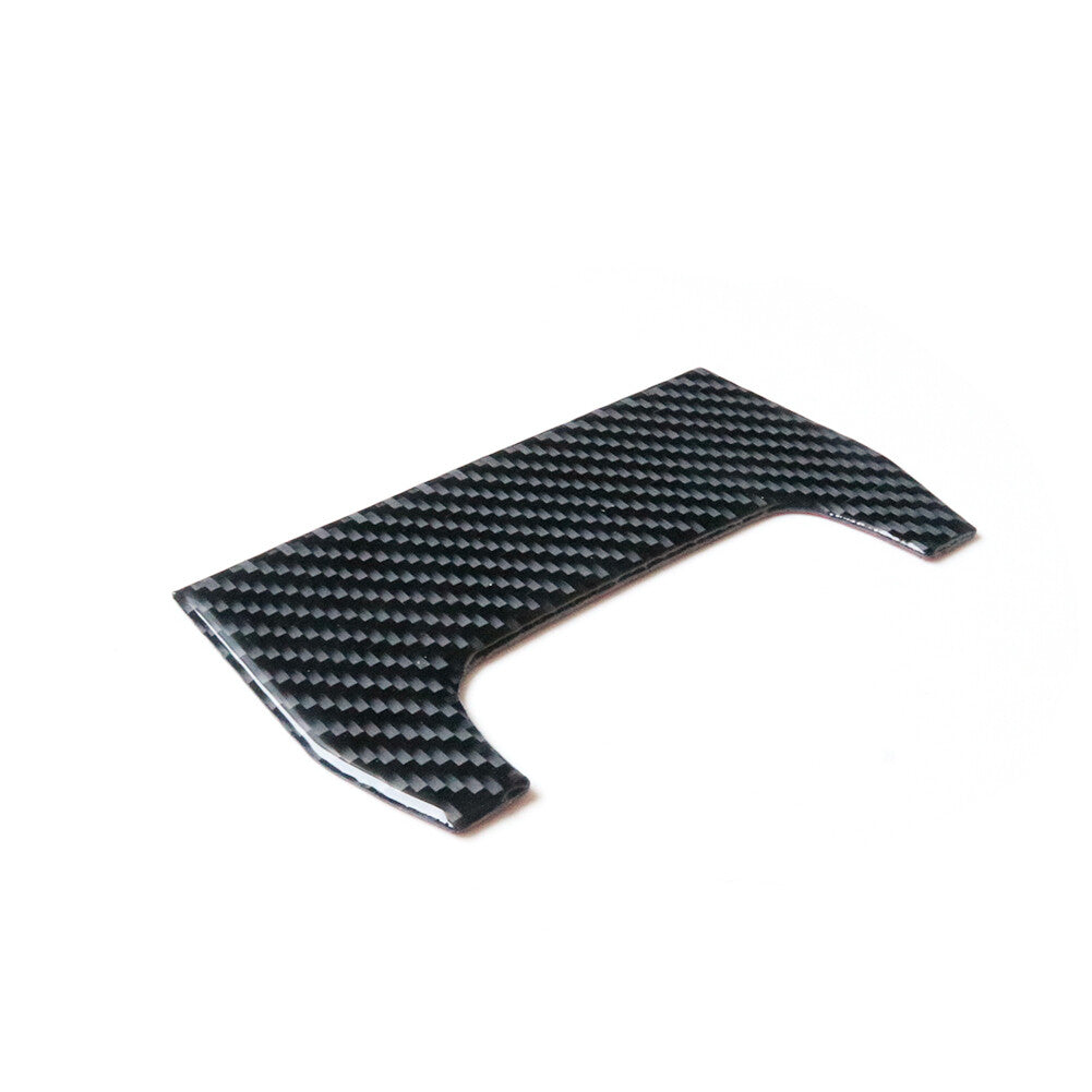 1x Carbon Fiber Center Water Cup Panel Holder Trim Cover for Honda for Civic Coupe