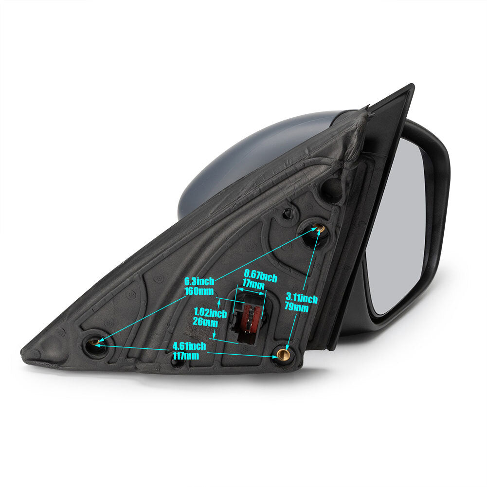 1 Pair LJ6Z-17682-DA LJ6Z-17683-DA Left+Right Side Mirror for Ford Escape 20-23