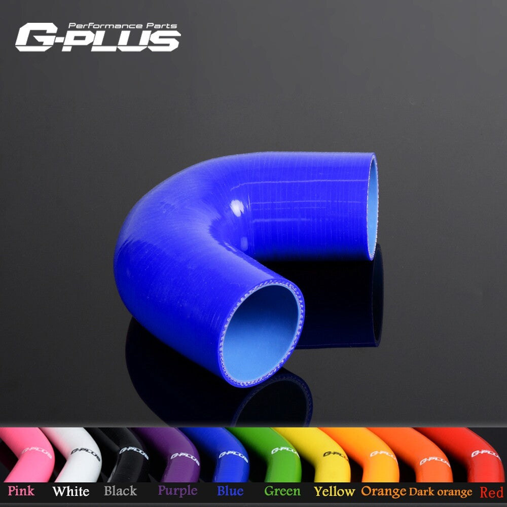 new 40mm 135-degree flexible hose turbine silicone elbow joint blue hose