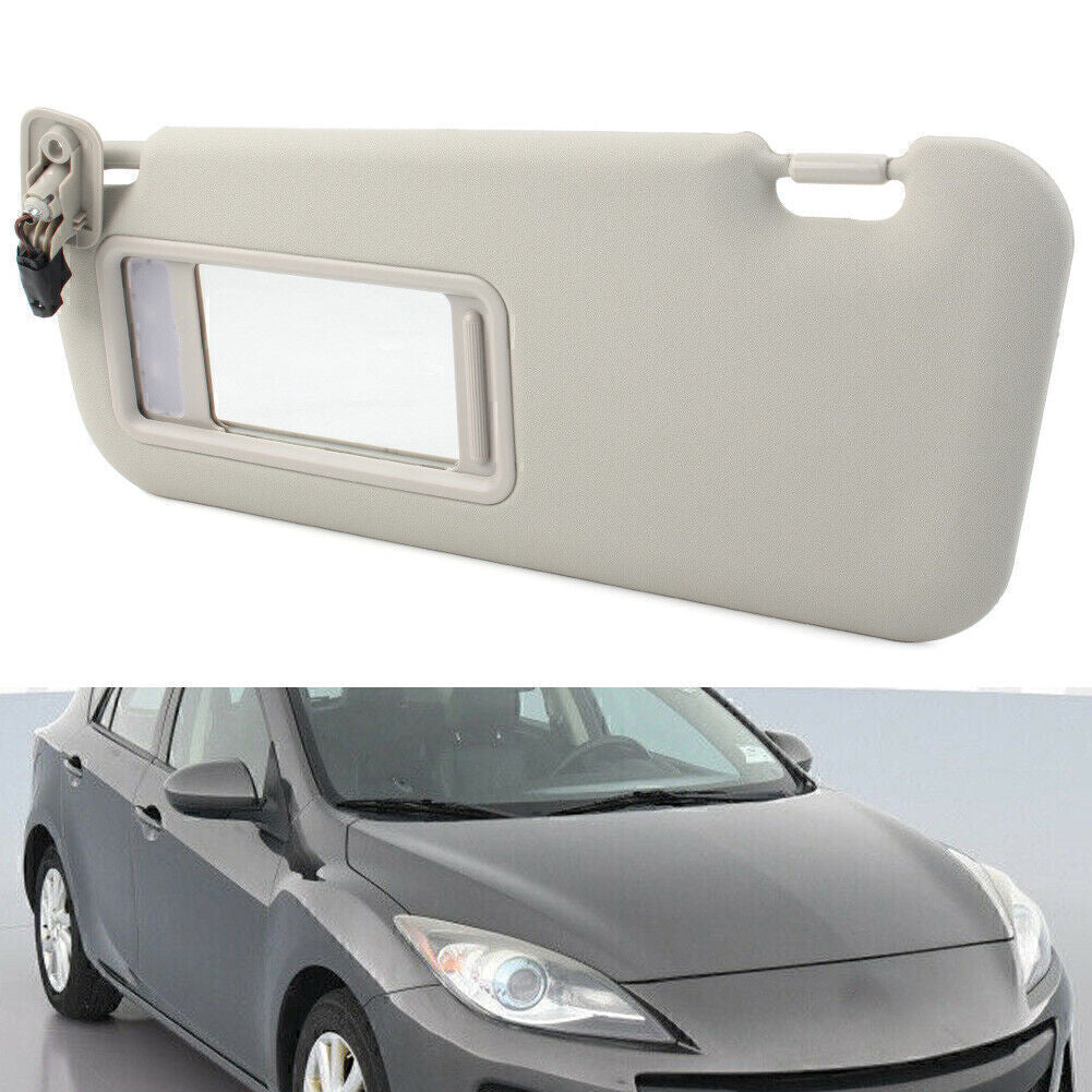 for Mazda 3 Hatchback 2010-2013 2011 2012 BBM2-69-320C-75 Sun Visor Left Gray