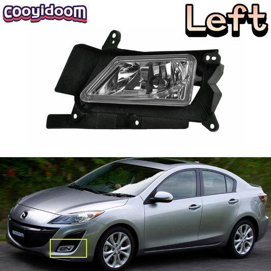 Direct replacement of the left front fog light for Mazda 3 Sedan 4/5 door 2010 - 11.