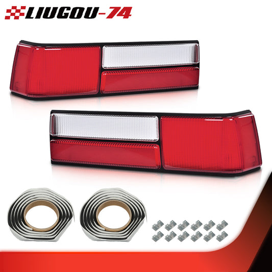 Suitable for 1987-1993 for Ford for Mustang taillights and lens kit (left and right dual-lens).