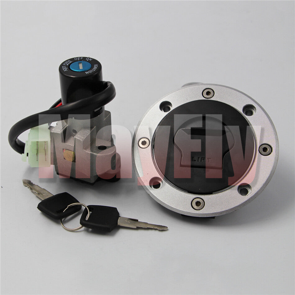 Fit for Suzuki TL1000R SV650 GS600F Ignition Switch Lock Gas Cap Cover Key Set