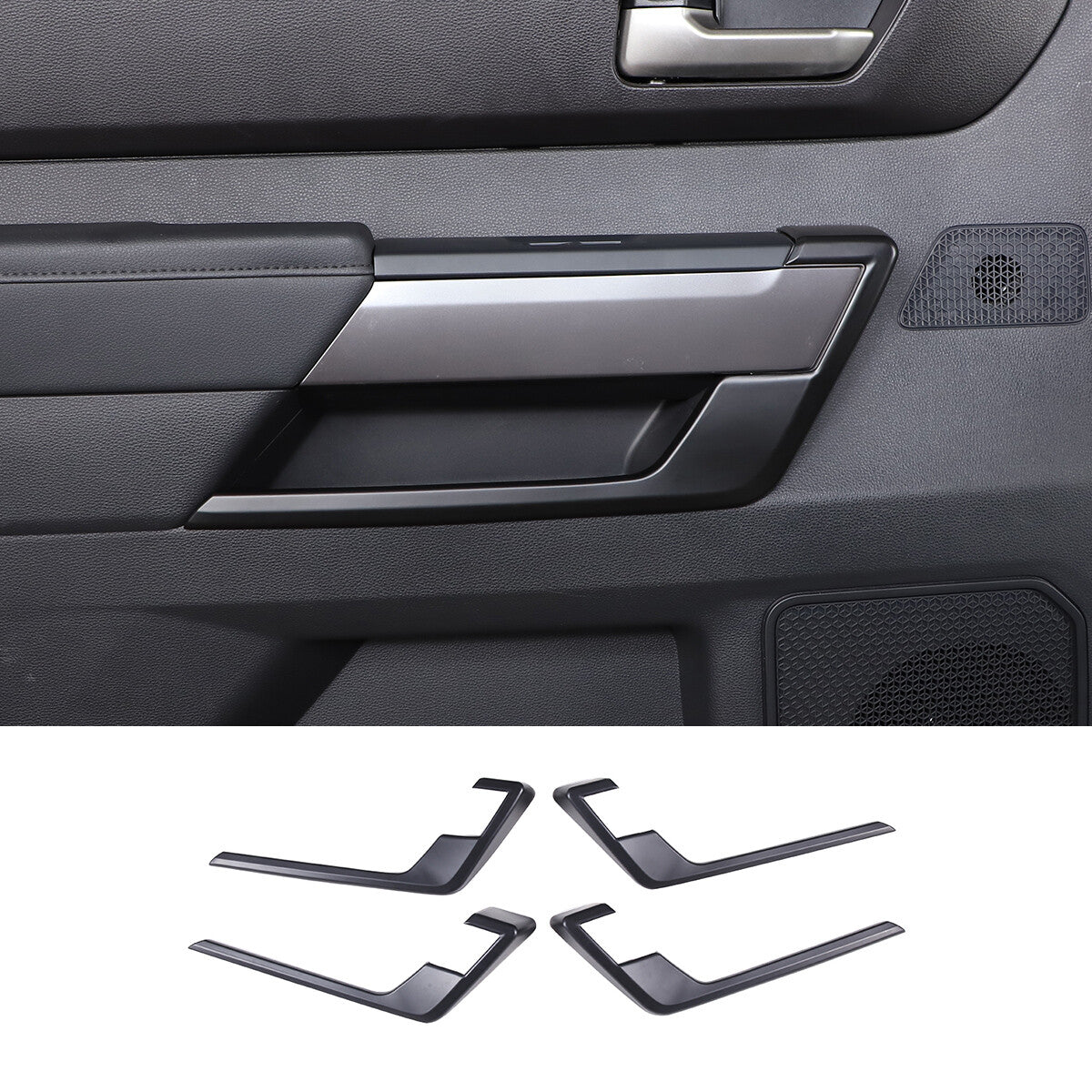 Carbon fiber interior door panel sticker cover decoration for Corvette C6 2005 - 2013