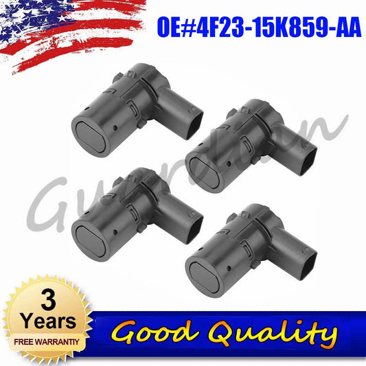 4-piece Reverse Backup Parking Assist Rear Sensor 4F23-15K859-AA for Mercury for Lincoln