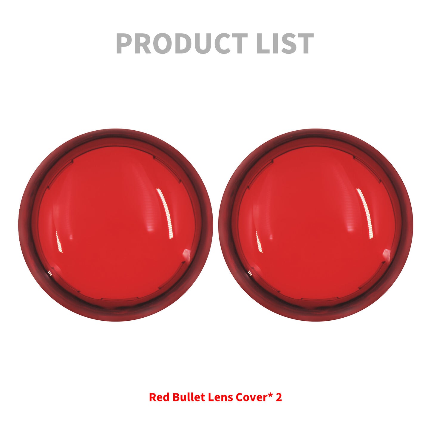 2x Turn Signal Light Red Lens Cover Fit for Harley Road Electra Glide Sportster