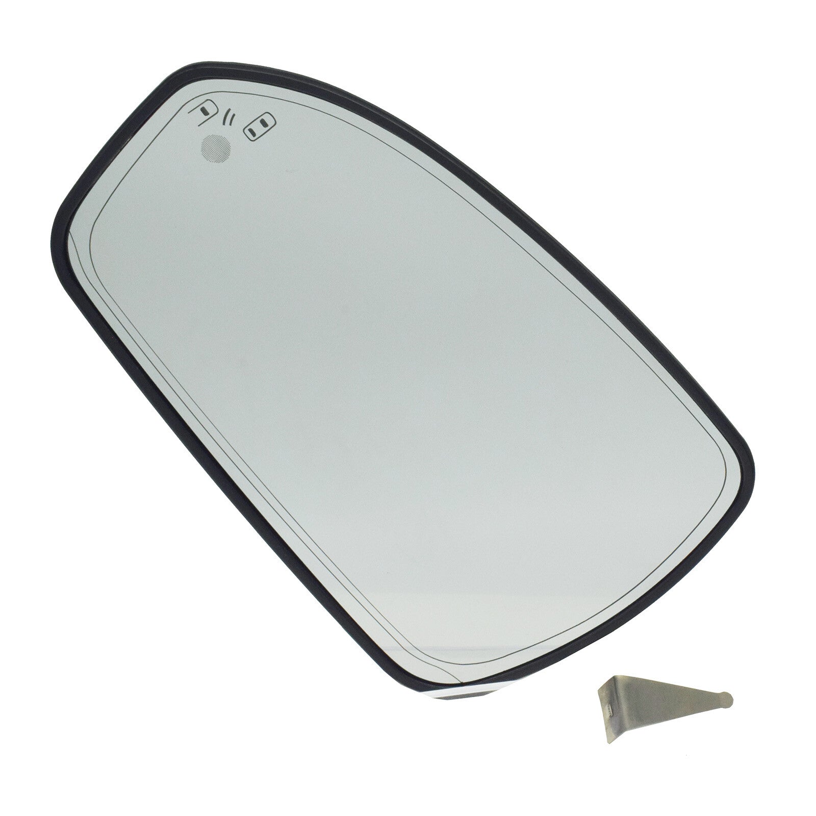 Left Side Heated Mirror Glass W/Blind Spot Detection For 2013-2020 for Ford Fusion