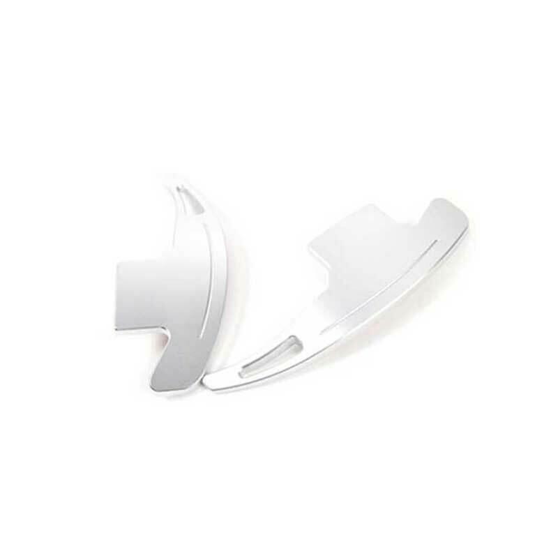 for Ford for Mustang 2015-2022 Silver Aluminum Steering Wheel Shift Paddle Extension