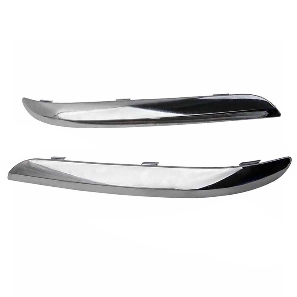2Pcs Chrome Front Bumper Trim Set for Chrysler 300 Accent 2011-2013 2014 LH  RH