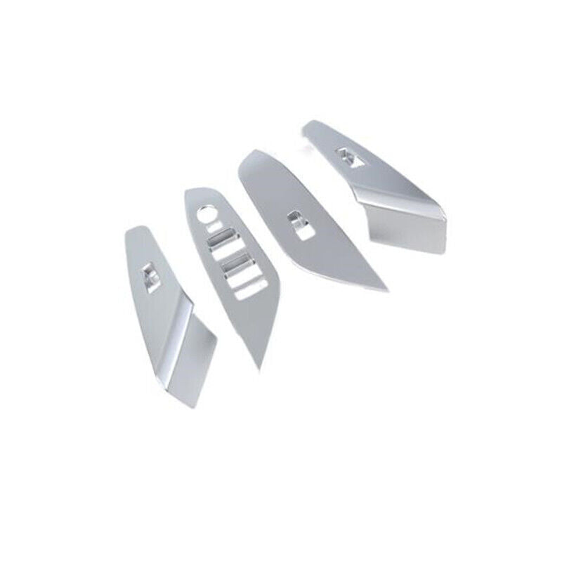 Silver Car Window Lift Switch Panel Cover Trim for Chevrolet Trax 2023 2024 2025