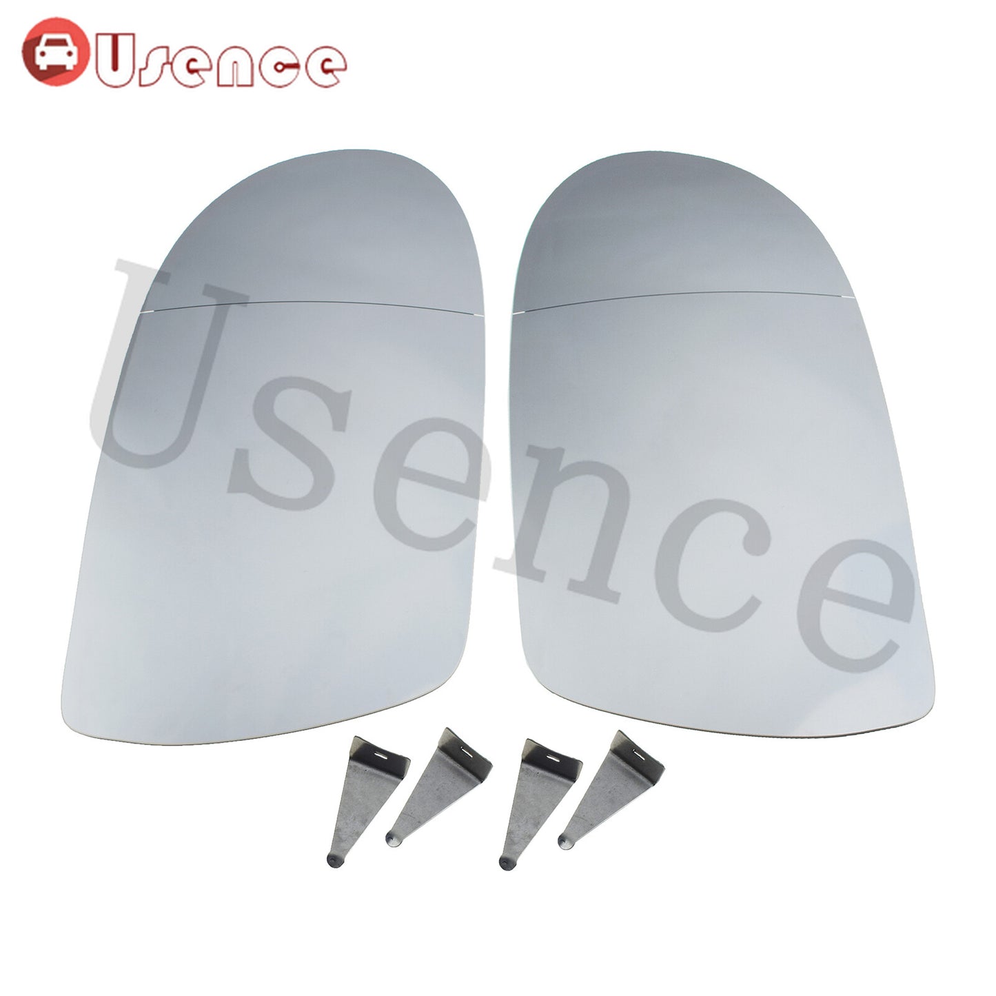 2Pcs Rearview Left Right Side Heated Mirror Glass for Mercedes-Benz SL500 SL550