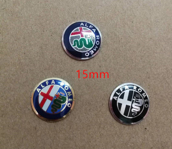 4-piece set of 64mm Enkei racing wheel center hubcaps, rim caps, badges, black