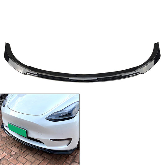 Car Front Bumper Lip Chin Spoiler Splitter Fit for Tesla for Model Y 2020-2022 2021